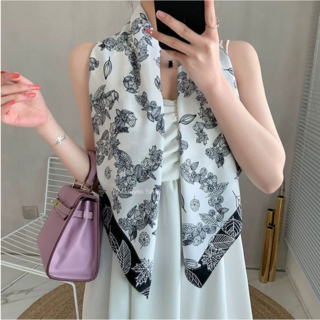 코코린느 오리엔탈 패턴 빅사이즈 실크스카프(3types)