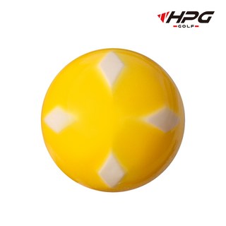 HPG 다이아몬드 파크골프공 4겹구조, 1개, 1개입, 옐로우