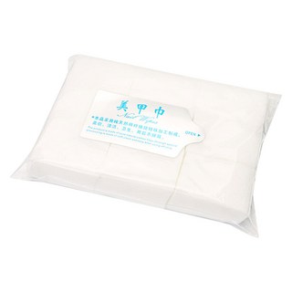 藍款卸甲棉 純天然棉纖維 柔軟舒適 卸甲清潔棉片, 1個, 藍款