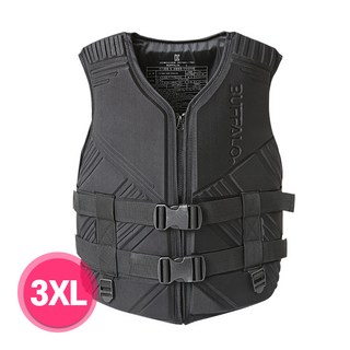 버팔로 빅사이즈 구명조끼 A타입 B타입 1P 블랙 성인 80kg 100kg 구명조끼 부력보조복 튜브 물놀이용품