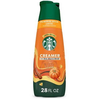 [미국내수용]스타벅스 크리머 모음 828ml Starbucks Creamer 28 fl oz, 펌킨 스파이스 라떼(계절상품), 1개