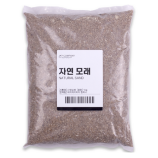 관상어용 자연 모래 1kg, 자연색., 5개