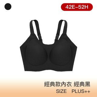 24HRS失憶內衣 黑色Plus 內衣 運動內衣 無痕內衣 無鋼圈 背心 女裝
