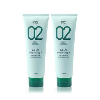 녹차실감 인텐시브 모이스처 팩 250ml 2개