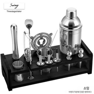 칵테일 쉐이크 세트 용품 도구 조주기능사 와인 계량컵 위스키 셰이커 지거 미니 홈바용품, 1개