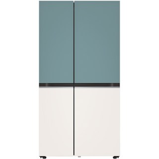 [색상선택형] LG전자 디오스 오브제컬렉션 832L 양문형 냉장고 방문설치, S834MTE10