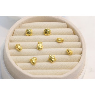 24k 순금 999 금테크 모양 콩금 1g