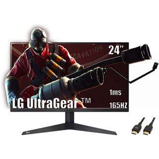 LG 34인치 울트라 와이드 커브드 모니터 21:9 WQHD(3440x1440) VA 디스플레이 5ms 100Hz AMD 프리싱크 최대 99% sRGB 색역 및 HDR, Ultragear-165hz-1ms, 24_Flat