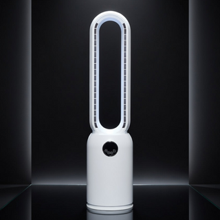 [독일브랜드] 2025년형 날개없는 선풍기 무풍 타워팬 리모컨 타이머 가정용 아이안심 인테리어 추천 저소음 스탠드형, 1개, 날개 없는 선풍기