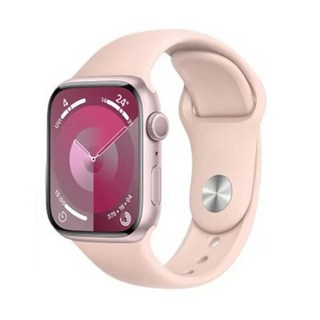 에이치케이 밀레니엄 애플워치 호환 실리콘 스트랩 밴드 11 10 9 8 7 6 5 4 3 울트라1/2/3 se1/2/3, 1개, 핑크