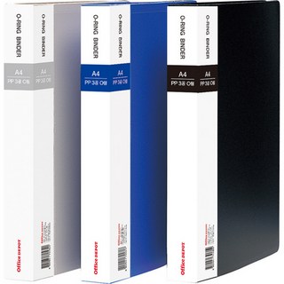 [105670]PP3공O링바인더(3cm/흑색/OfficeDEPOT), 흑색
