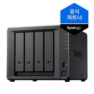 시놀로지 나스 DS425+ (4베이) 기업용 NAS구축 서버 케이스 (하드미포함)