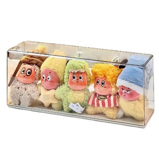 MUSI附積木 高清晰防塵玩具展示盒 模型公仔收納盒, 1個