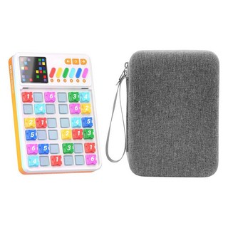 神馬先生 Shen Master 智能數獨遊戲 益智專注力訓練 兒童數字遊戲禮物, 白色+收納包