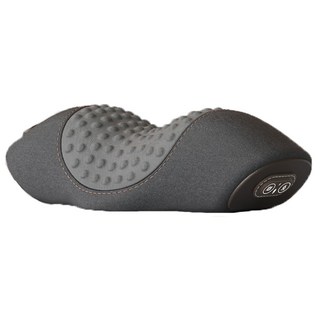 恆溫熱敷震動按摩頸椎枕，舒緩頸部疲勞，多模式可選，輕巧便攜, 經典灰, L-D003-01