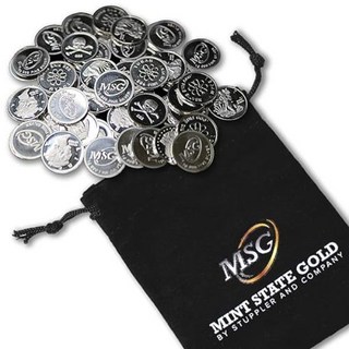 10g 순은 .999 실버 라운드 10개 세트 전용 주얼리 파우치 포함