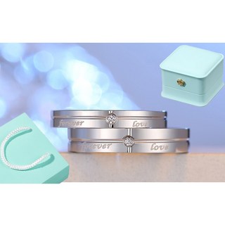 르떼르넬 JSCR011 Silver forever love 각인 영원한 사랑 결혼 프로포즈 기념일 실버 커플 반지 은반지 커플링
