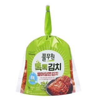 풀무원 간단반찬 혼밥 엄마손맛 우리가족반찬 업소용 톡톡 썰어 담은 김치 씨앗유산균 1kg, 1개
