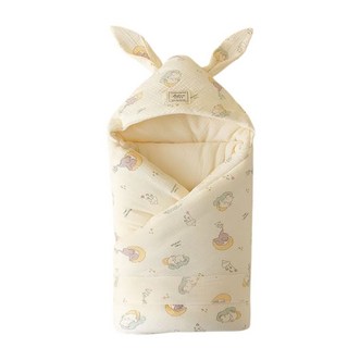 新生兒秋冬包巾 純棉鋪棉包被 連帽浴巾抱被蓋毯 防踢被嬰兒棉被推車毯