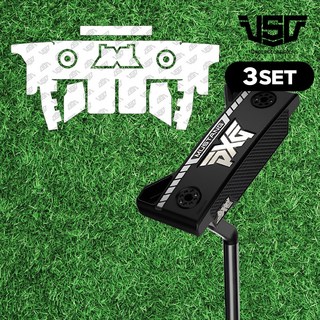 PXG MUSTANG ZT 머스탱 제로토크 퍼터 호환 골프채 보호필름, 필름만3세트(오른손잡이용), 무광