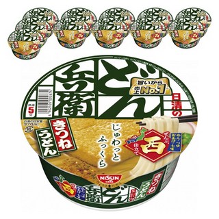 NISSIN 日清 咚兵衛豆皮烏龍碗麵 西日本限定版, 12入