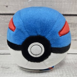 TAKARA TOMY 寶可夢絨毛玩偶：超級球/寶貝球, 1個