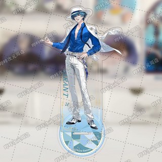 鳴潮 亞克力立牌 周邊, 1個, 鳴潮羅森【布蘭特】大立牌17cm/Q版7cm+專屬底座