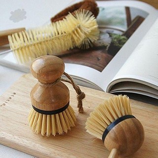 설거지솔 우드핸들 주방청소 다용도솔 천연소재 그릇닦이 싱크대청소 주방세척, 1개, 병솔