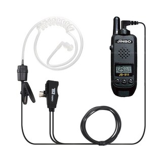생활무선국 진보 JB-811 무전기용 더뮤 이어마이크 인이어 리시버 제이콤1핀, 1개