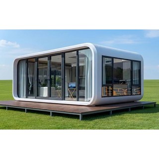 고급 이동식주택 모듈러주택 체류형쉼터 조립이동식하우스 농막 단독주택 소형주택 첨단하우스 15평형 G-54, 화이트+블랙