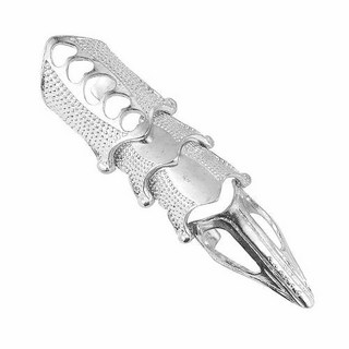 메탈 호신용 너클 자기방어 휴대용 보호기기메탈 보호기기 스테인리스 반지 포인트 링 새로운 패션 멋진 남자 소년 펑크 고딕 록 스크롤 공동 갑옷 금속 Cospaly DIY 방어 손가, 02 silver