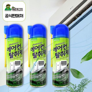 산도깨비 에어컨 히터 탈취제 300ml, 3개