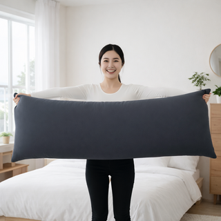 스칸디네이처 특 대형 롱 바디필로우 150cm, 차콜 그레이