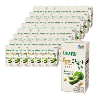 베지밀 무첨가두유 190ml x 64팩, 64개