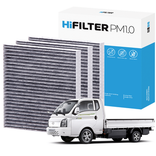 2+1 하이필터 PM1.0 활성탄 자동차 에어컨필터 현대, 3개, 포터2 EV H10F106