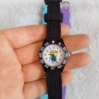 小小兵系列兒童可愛小黃人手錶，卡通石英錶，幼兒園小學生時尚腕錶