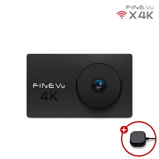 파인뷰 X4K 4K UHD 블랙박스 스마트폰 연동 GPS, 출장설치, 128GB