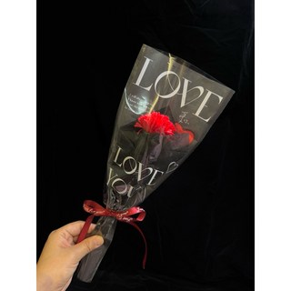 台灣現貨 母親節花束 康乃馨玫瑰花束 乾燥花香皂花 畢業花束 生日禮物, 1個, 康乃馨紅色, 康乃馨紅色