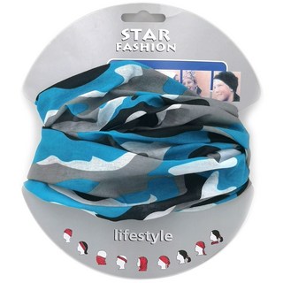 魔術頭巾 無縫冰絲 運動頭巾 排汗透氣 百變頭巾 防曬頭套 騎行面罩 登山圍脖 慢跑髮帶 釣魚帽 止汗帶, 1個, 顏色隨機出貨，可備註色系, 多款花色