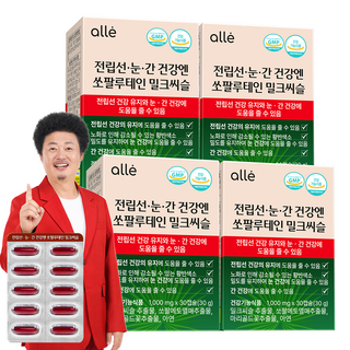 쏘팔메토 전립선 건강 눈 건강 간 밀크씨슬 루테인 소팔메토 소팔매토 남성 레드 알레 영양제, 4개, 30정