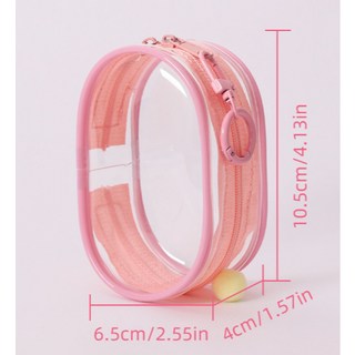 可愛鑰匙扣 透明娃包 防水多功能迷你包 雙拉鍊雙鍊 遛娃收納