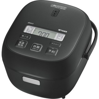 TIGER 虎牌 電子鍋 JBS-A055 IH炊飯 遠赤黒特厚釜 22年款, Black, JBS-A055-KM