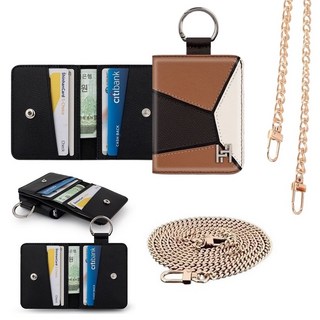 갤럭시 Z플립7FE 팬에디션 Z Flip7FE 케이스 SM-F761N 천연 소가죽 뉴랑떼즈 (콤타나비 콜라비) (올체인) 목걸이 줄 카드 지폐 양면 더블 똑딱이 지갑