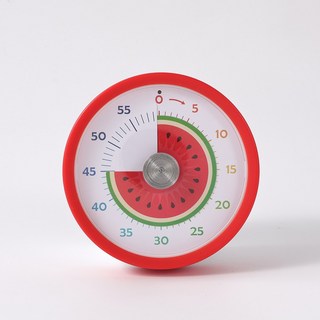 공심 무소음 상크한 과일 타이머, 1개, 수박