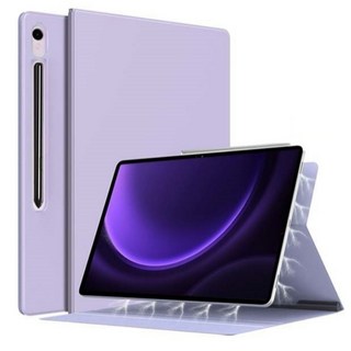 갤럭시탭S9 FE S9 FE 플러스 울트라 S8 S7 S6 Lite 호환 S펜수납 폴리오 케이스 마그네틱 커버 케이스나라 S9 FE+, 퍼플