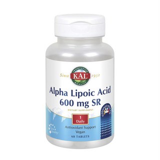 Kal Alpha-硫辛酸 600mg SR 純素錠, 1個, 60入