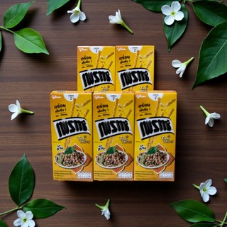 Glico 百力滋打拋豬味餅，泰式風味餅乾，酥脆口感，方便攜帶，下午茶點心首選, 105g, 5個