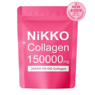 NiKKO純膠原蛋白胜肽粉PO.OG 日本製30日份 第1支通過日本京都大學實證 含PO.OG才可速效吸收 3000Da胜肽級膠原蛋白 分子小 易於吸收, 1個, 30份