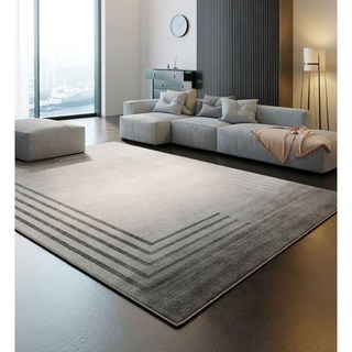 분위기가 달라지는 먼지없는 모던 스트라이프 러그 (세탁기 가능)