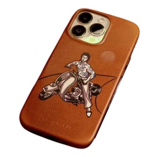 CAREN 刺青師聯名路途系列頂級油浸真皮磁吸手機殼